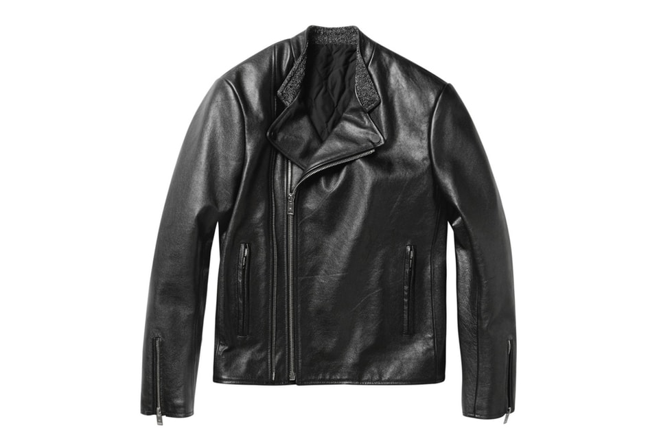 balenciaga leather jacket