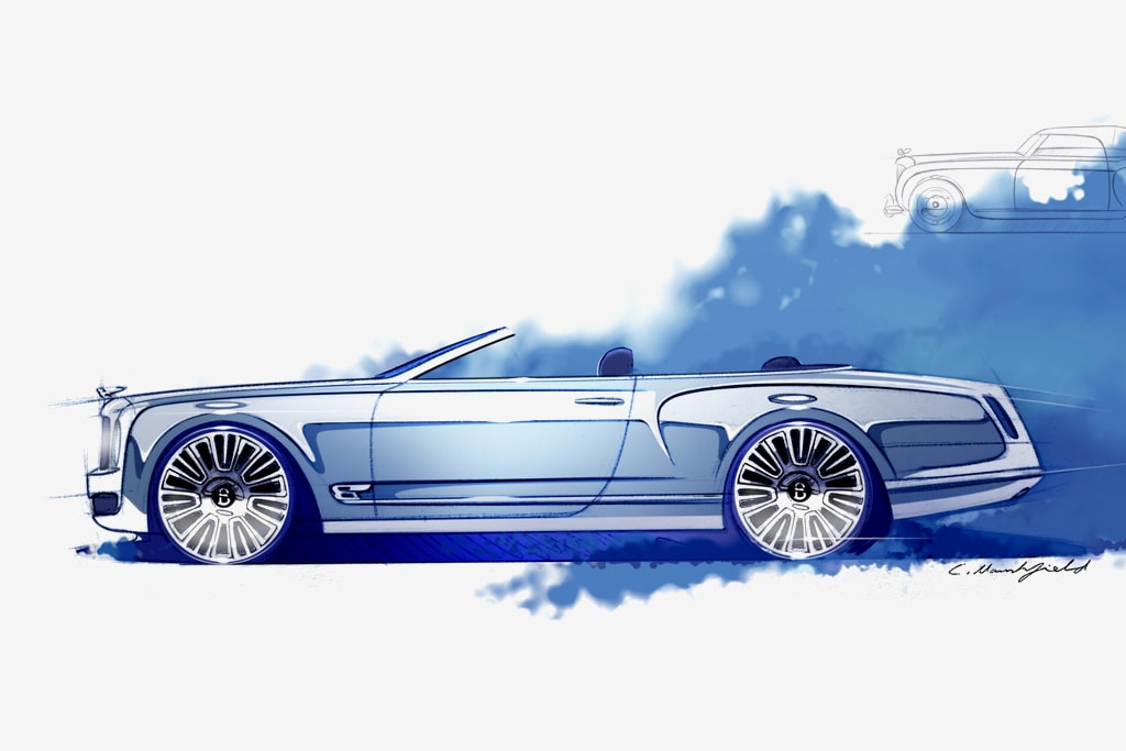 Bentley анонсирует концепт кабриолета Mulsanne