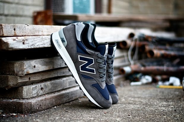 New balance navy grey best sale