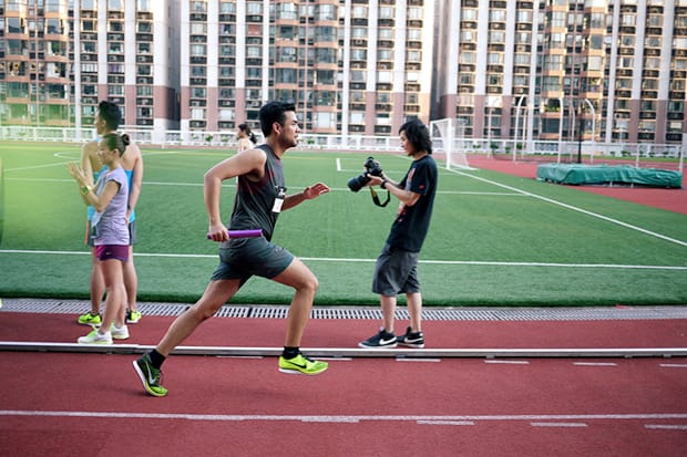 Nike flyknit 2024 racer with shorts