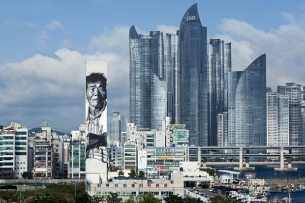 Хендрик Бейкирх создал самую высокую фреску в Азии в Южной Корее