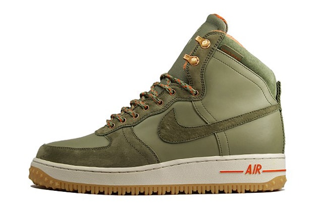 nike air force 1 high top green