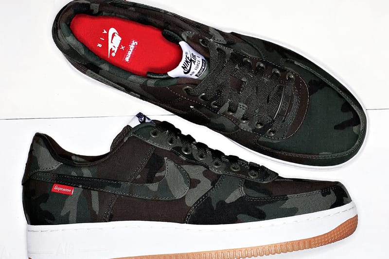 Supreme x 'air 2025 force 1 camo