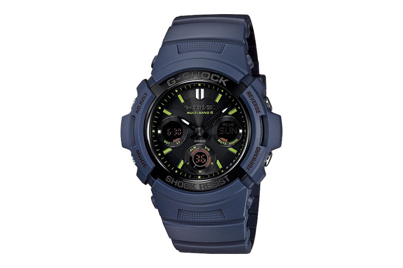 Navy blue hot sale g shock