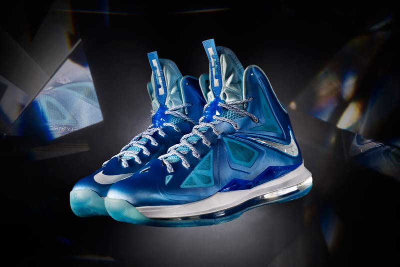 Lebron x on on sale feet