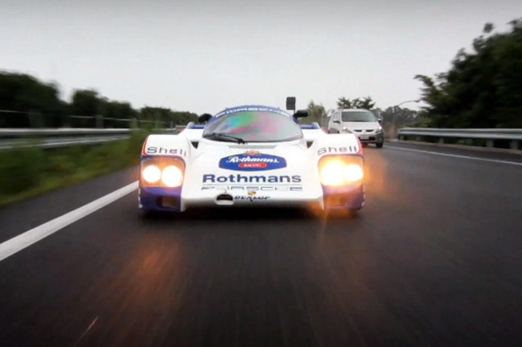 Прототип Porsche 962 Racing выходит на улицы Японии