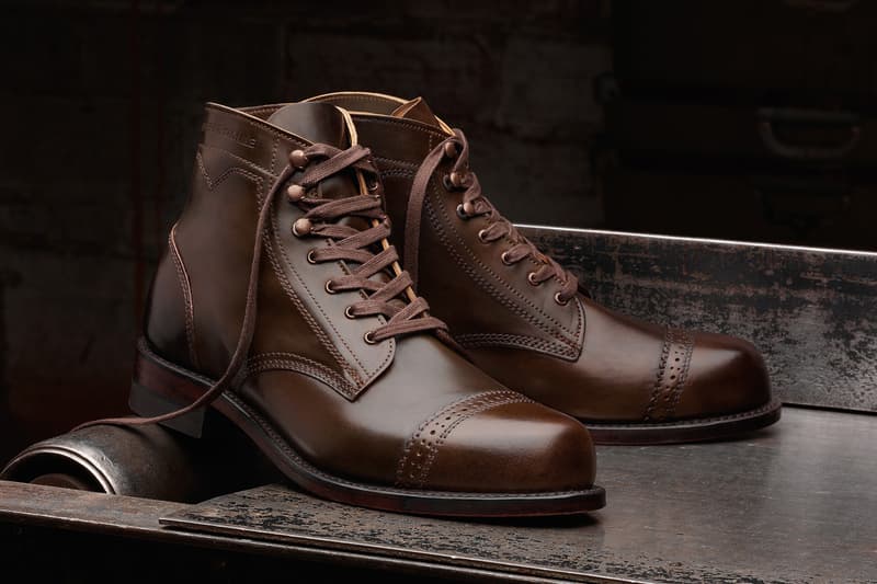 shell cordovan engineer boots