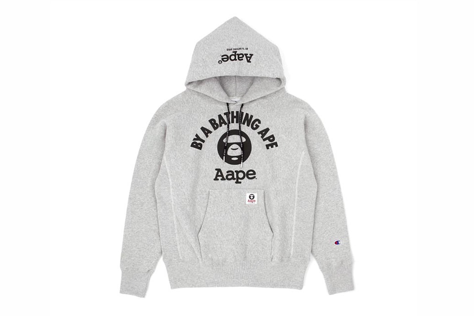 Bathing ape x champion hoodie Clearance