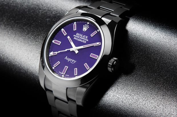 Asprey X Bamford Watch Department Custom Rolex Milgauss | Hypebeast