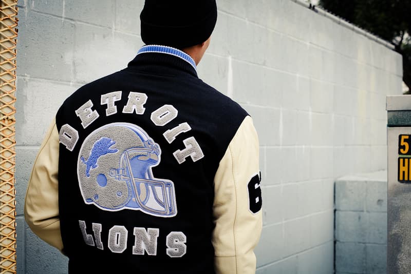 G-III "Axel Foley" Detroit Lions Varsity Jacket | HYPEBEAST