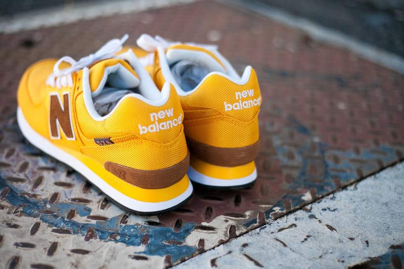 New balance clearance 574 all yellow