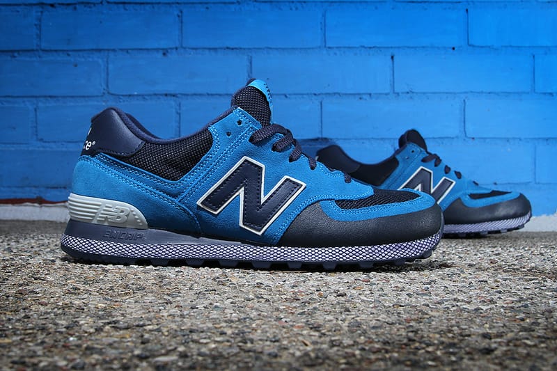 New balance clearance 574 blue black