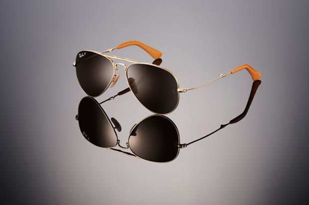 Ray ban shop aviator folding