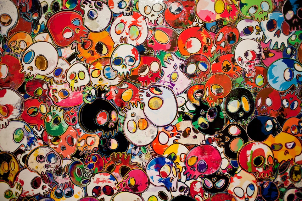 Takashi Murakami “Flowers & Skulls” Exhibition @ Gagosian Gallery Hong