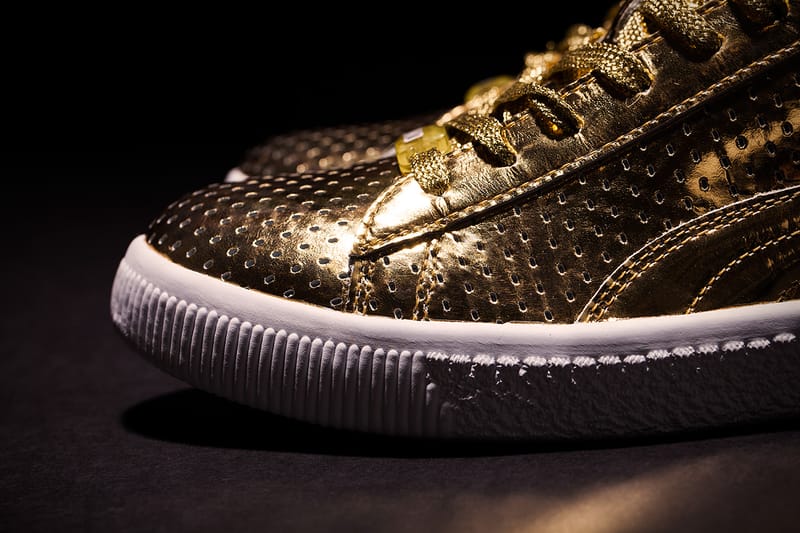 Puma metallic outlet gold