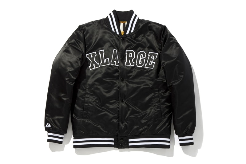 XLARGE x Majestic Reversible Baseball Jacket | Hypebeast