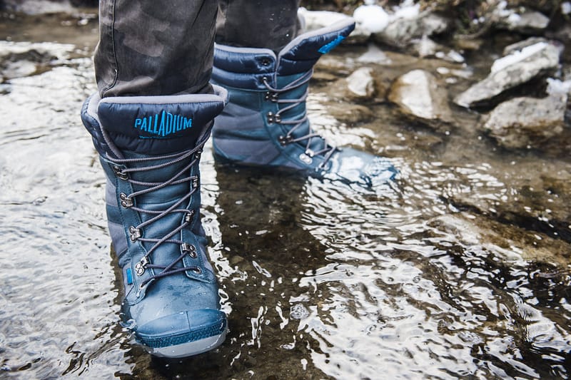 Palladium store snow boots