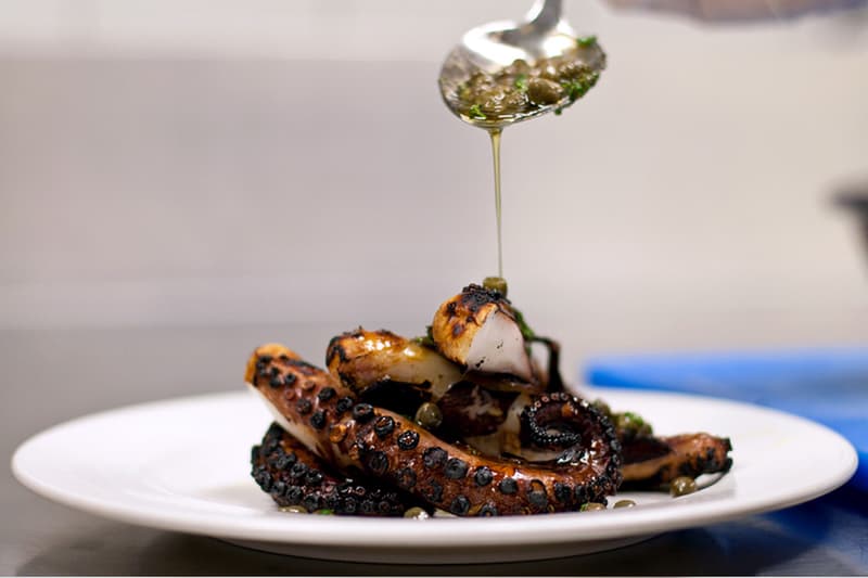 HYPEBEAST Eats... Boukies Marinated Grilled Octopus by Boukies NYC