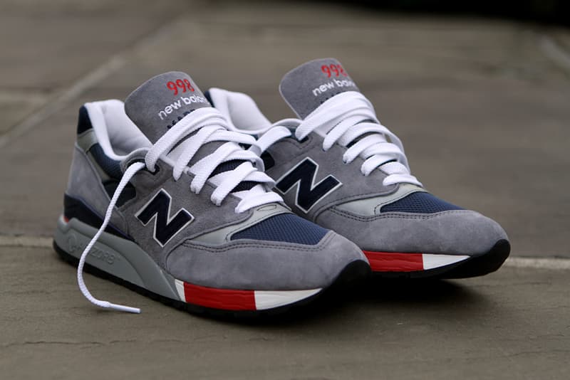 New balance 998 grey navy hotsell