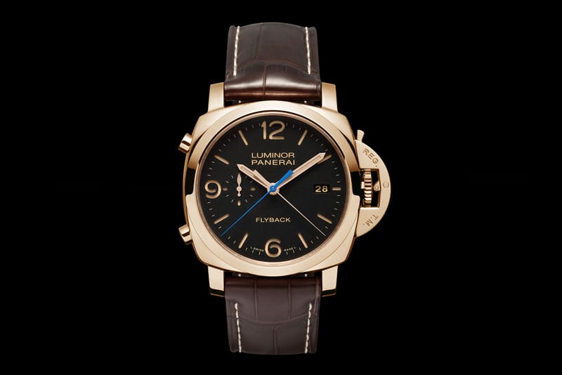 2013 Panerai PAM 525 Luminor Flyback Chrono Oro Rosso Hypebeast