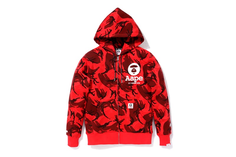 AAPE by A Bathing Ape 2013 Red Camo Collection | Hypebeast