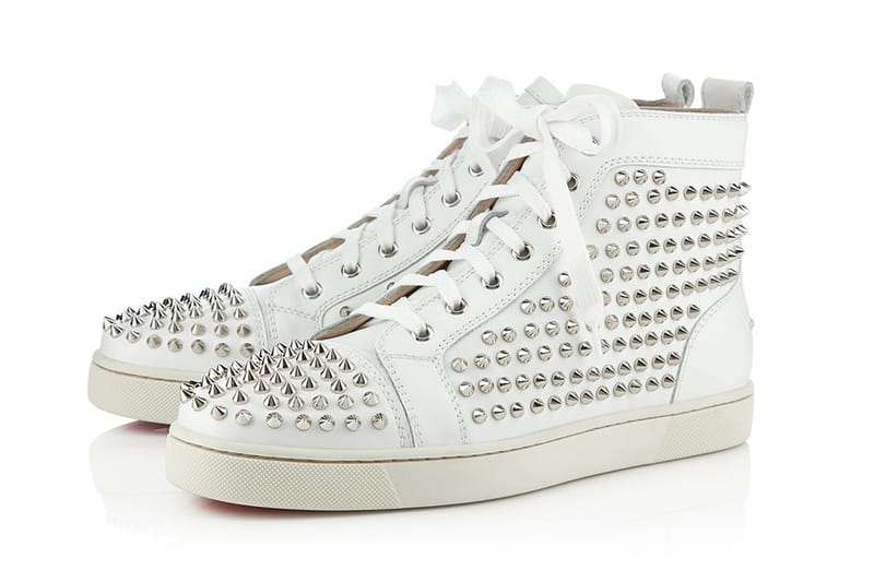 Christian louboutin louis flat 2024 spikes