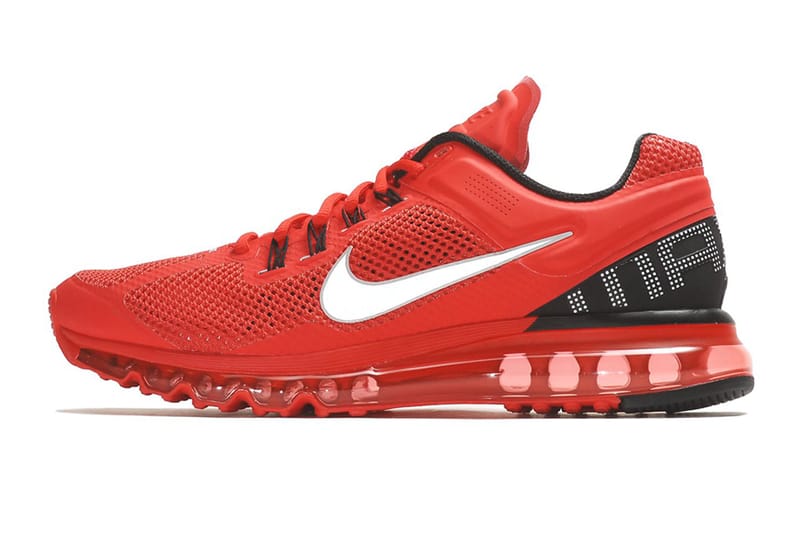 Nike air max 2013 deals red and black