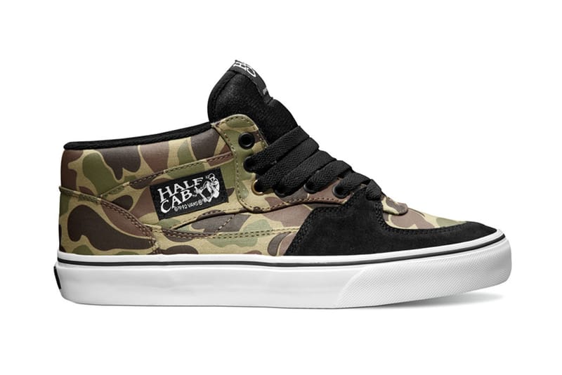 Vans half 2025 cab camo green