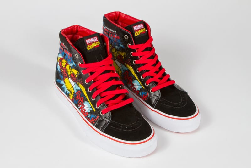 Marvel discount comics vans