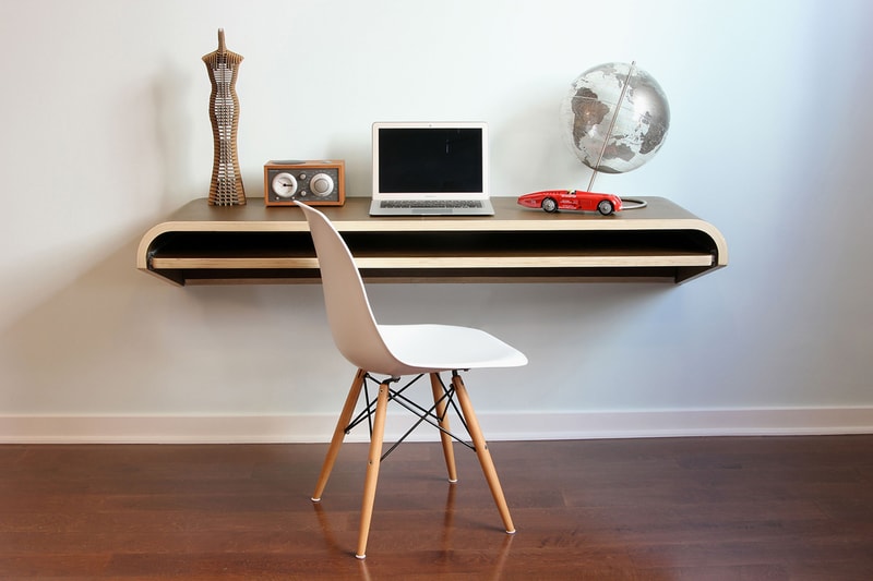 Orange22 Design Lab Minimal Float Wall Desk Hypebeast