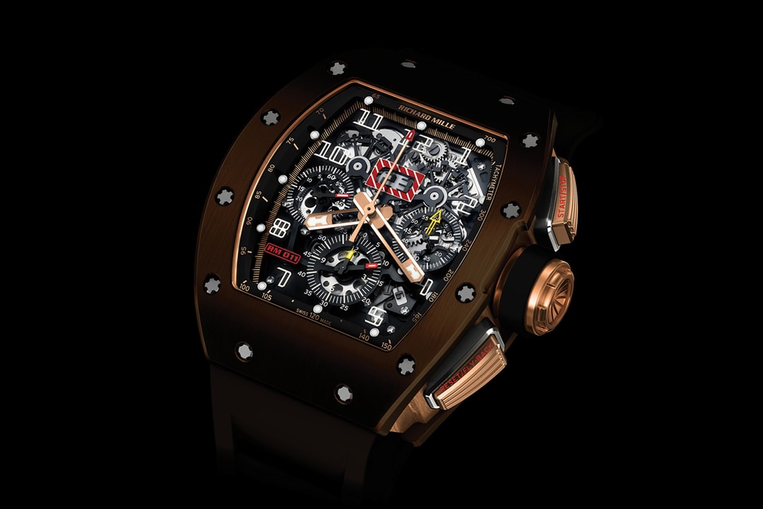 Часы Richard Mille RM011 Коричневые из нитрида кремния