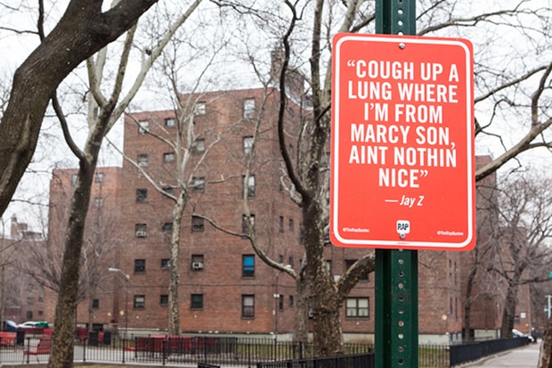 Арт-проект Джея Шеллса «Rap Quotes» выходит на улицы Нью-Йорка
