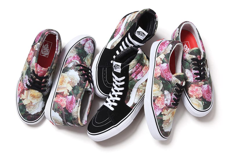 Supreme floral vans on sale