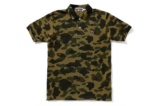 a bathing ape shirt camo