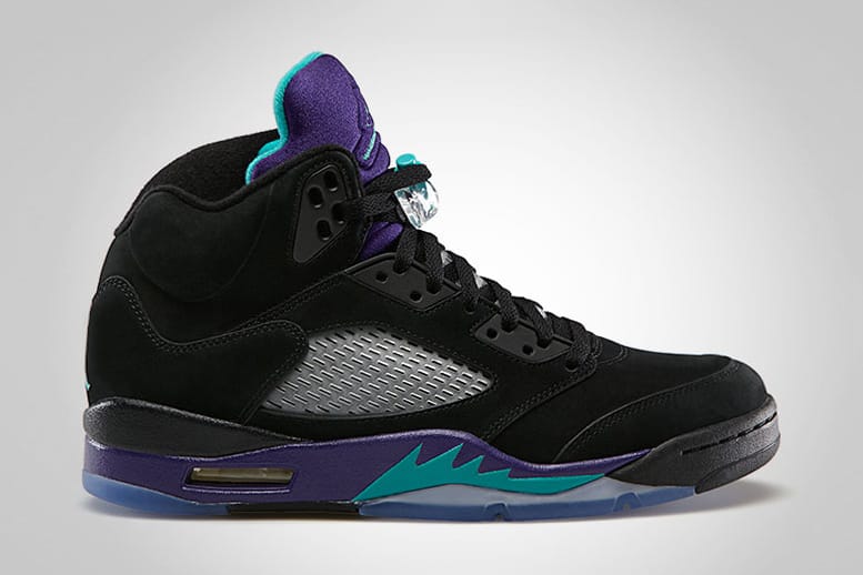 Nike air jordan 5 grape on sale