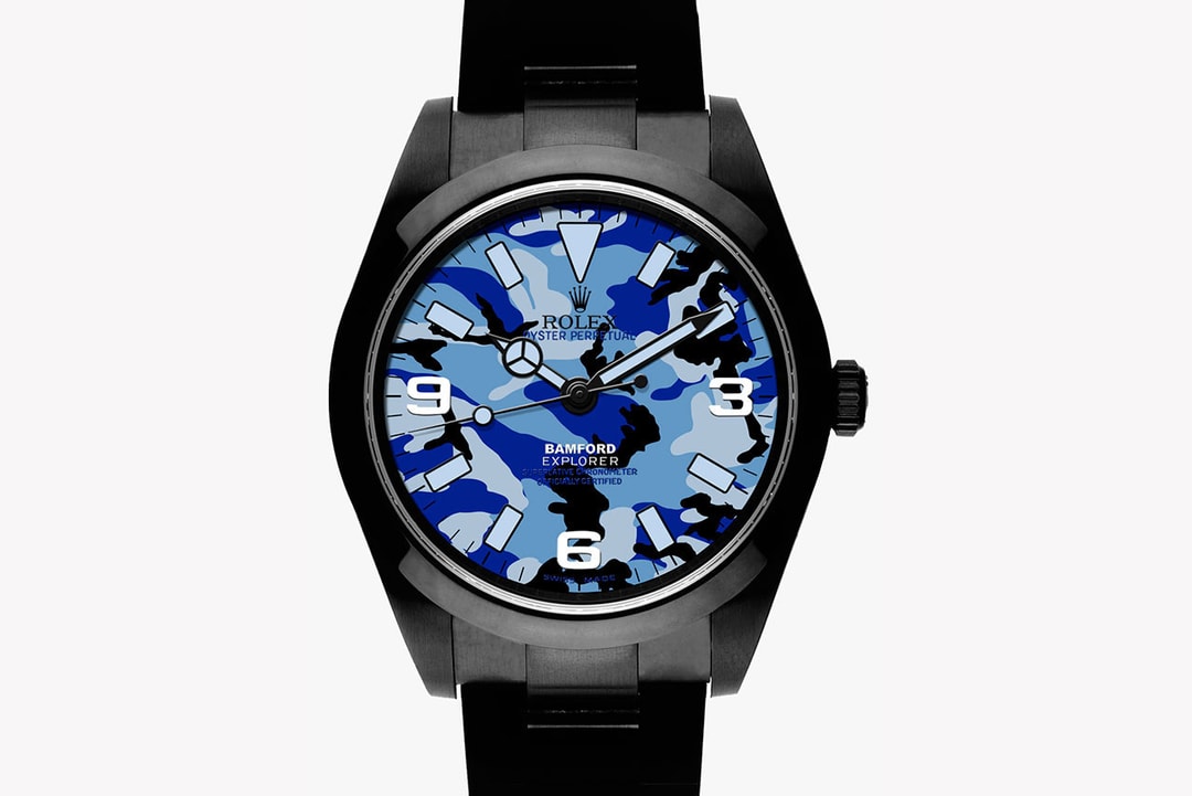 Коллекция часов Bamford Watch Department в стиле милитари с камуфляжем Explorer I