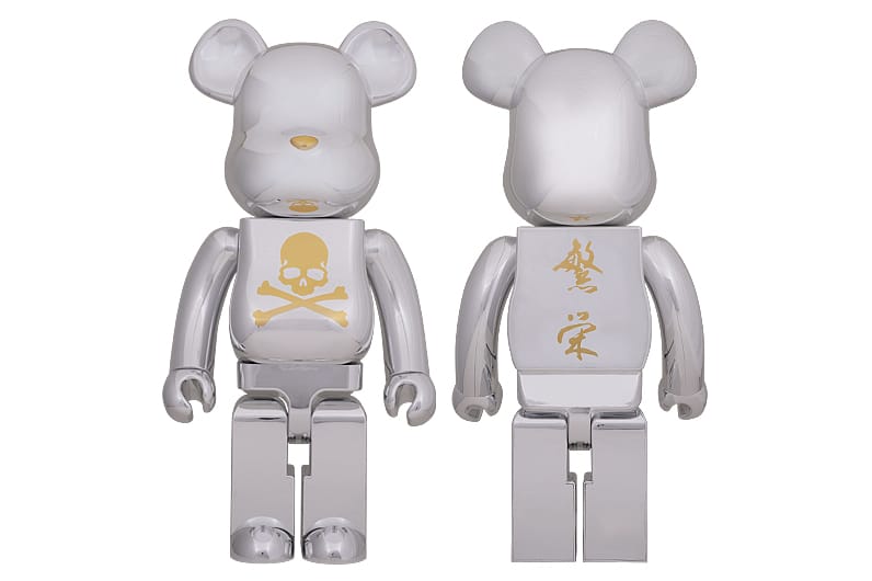 mastermind JAPAN x MEDICOM TOY BEARBRICK CHROME SILVER ...