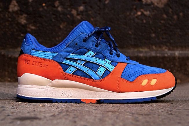 Asics orange et bleu hot sale