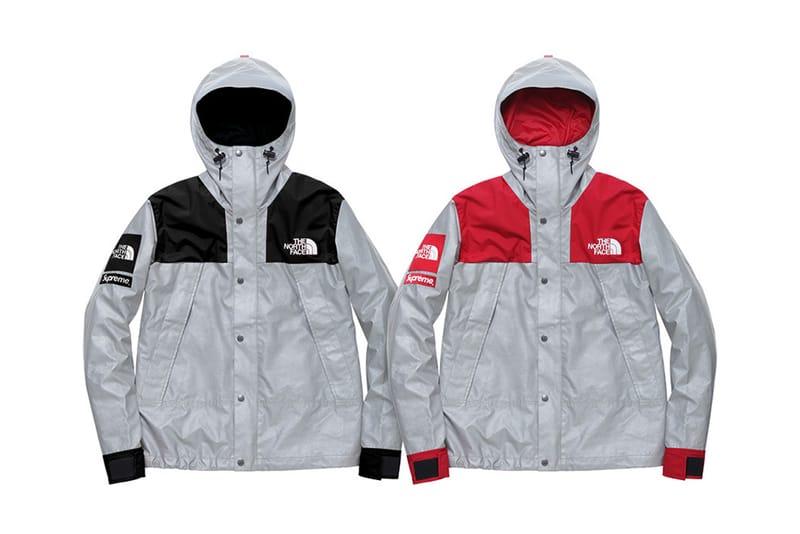 The north face clearance x supreme reflective jacket