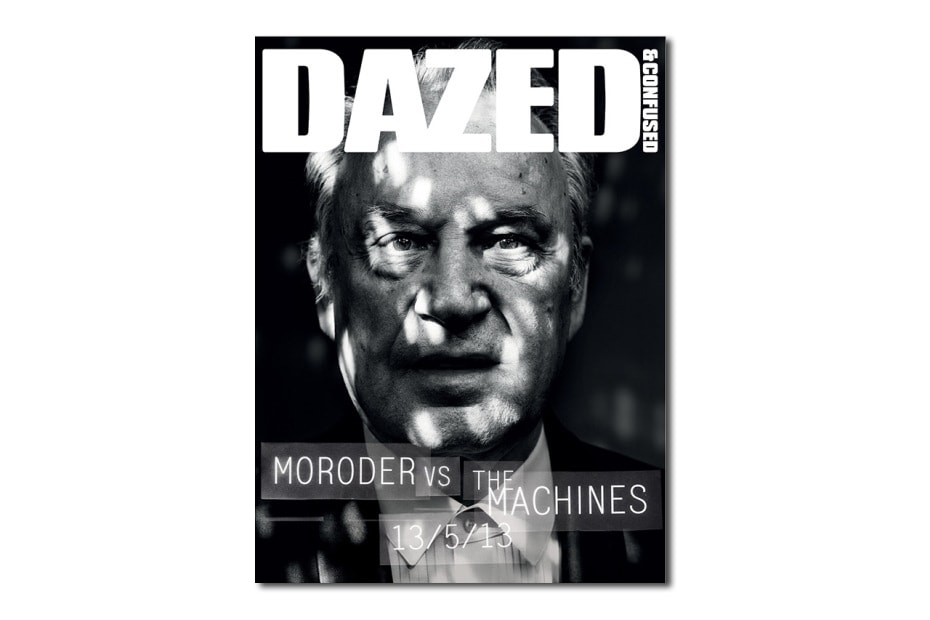 Обложка-тизер Джорджио Мородера июньского номера Dazed & Confused за 2013 год