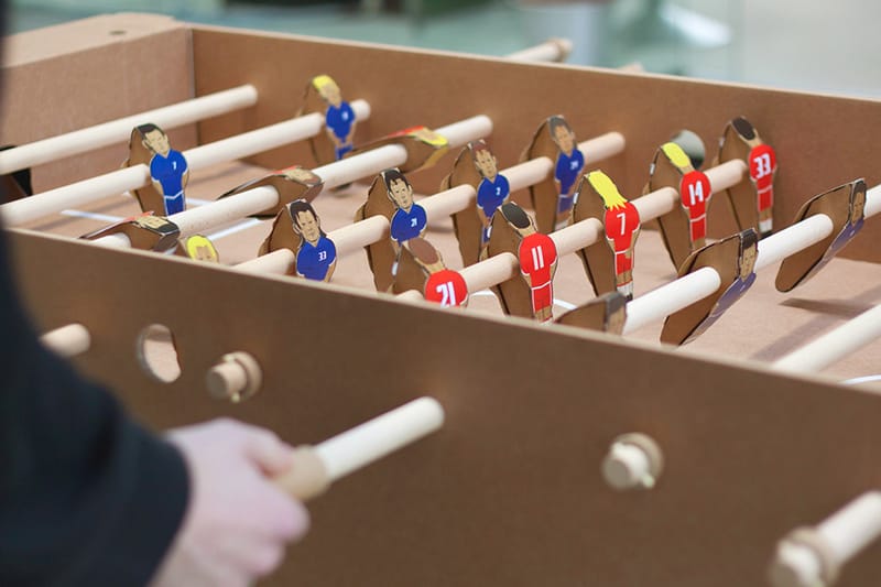 Kickpack Cardboard Foosball Table | Hypebeast