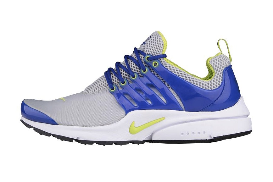 green yellow blue nike presto