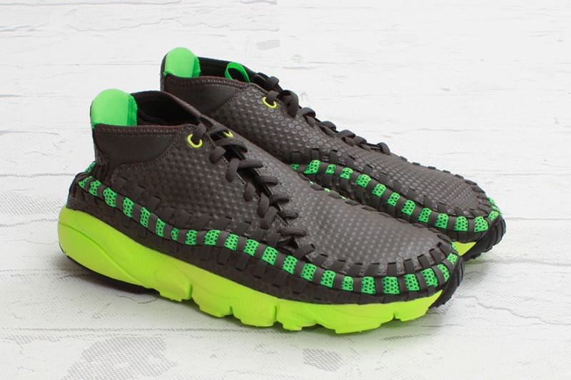 Nike Air Footscape Woven Chukka Midnight Fog/Poison Green | Hypebeast