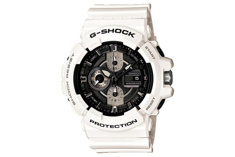 G shock discount black and white