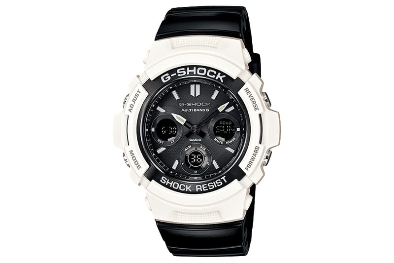 Casio black shop and white