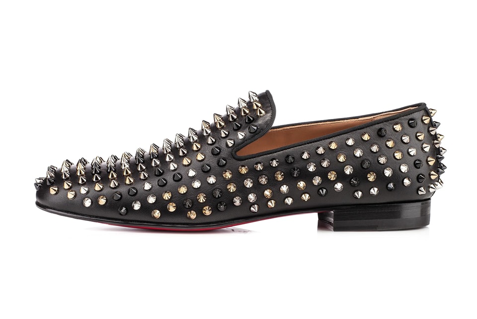 Christian Louboutin Rollerboy Spiked Leather Loafers | HYPEBEAST