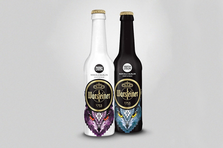 IWISHUSUN x Marcelo Burlon x Warsteiner Beer Bottle