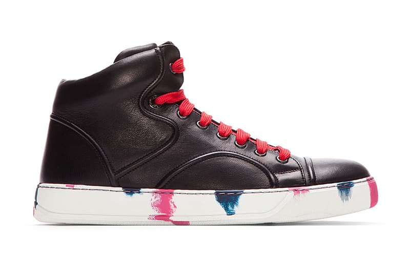 lanvin sneakers paint