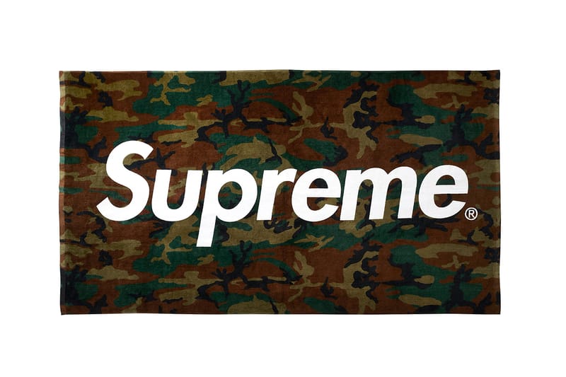 Supreme Camo Beach Towel | Hypebeast