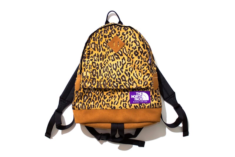 Leopard print rucksack north cheap face